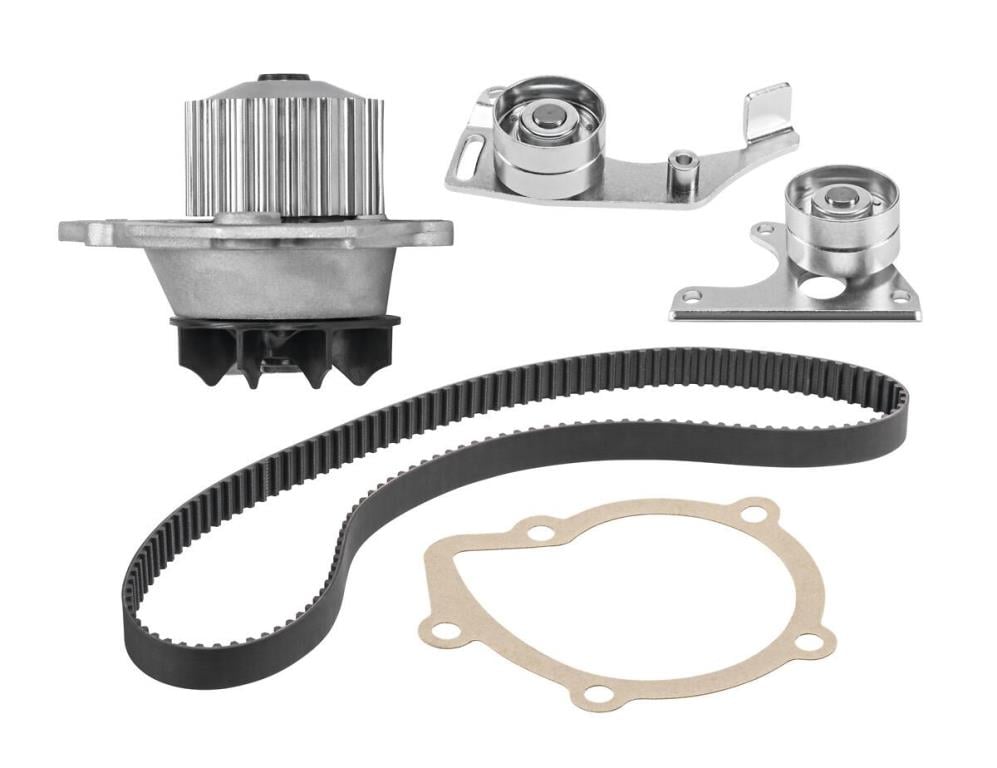 Pompe à eau + kit de courroie de distribution (Kit courroie de distribution) VALEO ref. 614521